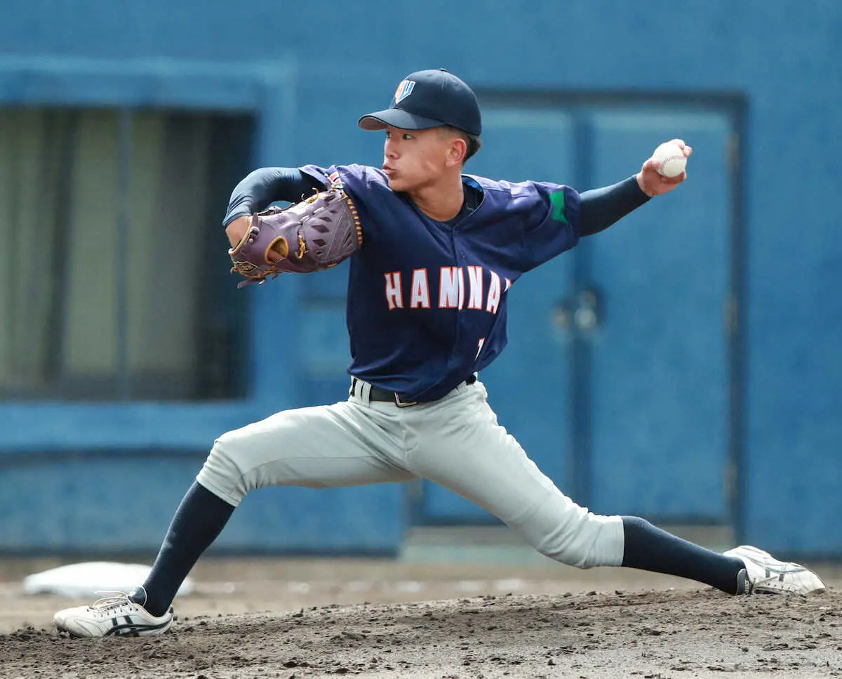 【画像・写真】【近畿学生】阪南大が開幕星「あえて言うけどノーノーやぞ…」1メートル63　1年生左腕が2失点完投