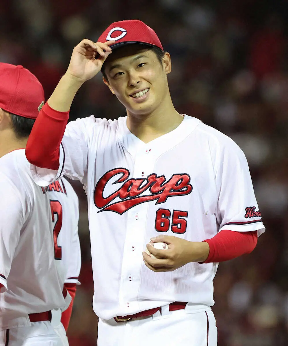 【画像・写真】広島・玉村　自己最多4勝目　初完封逃すも脱力投法で9回途中1失点「最後まで投げ切りたかったです」
