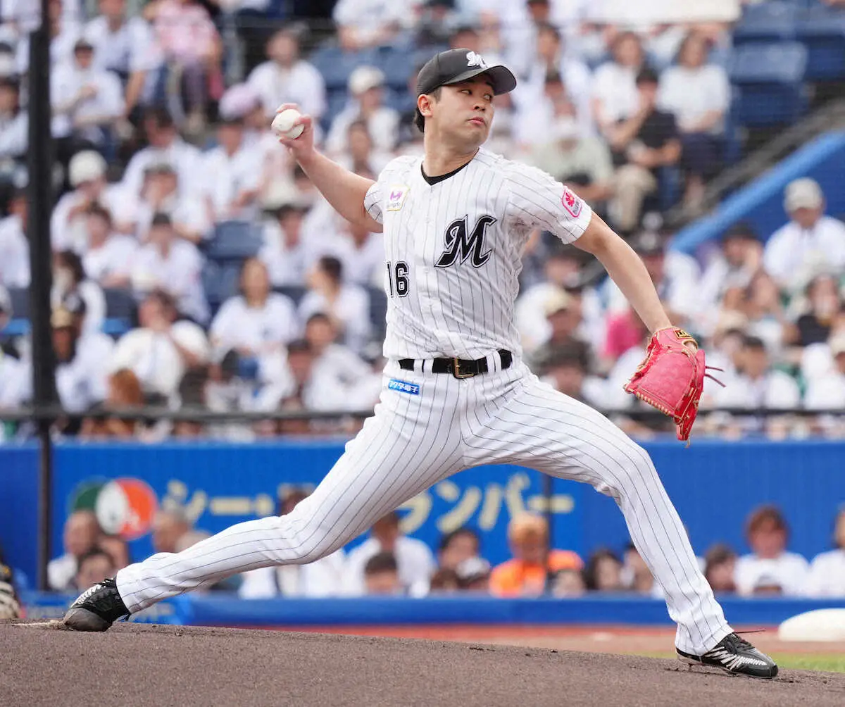 【画像・写真】ロッテ・種市　3回4失点で8敗目　右内転筋の張りを訴えて今季最短で降板