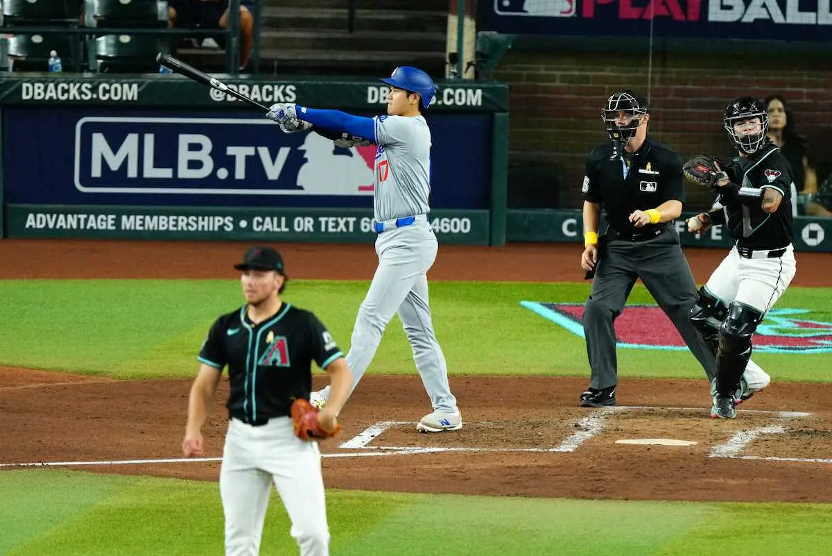 【画像・写真】ドジャース大谷　ひと休み3三振…今季ワースト2位の14失点で大敗　優勝マジック21のまま