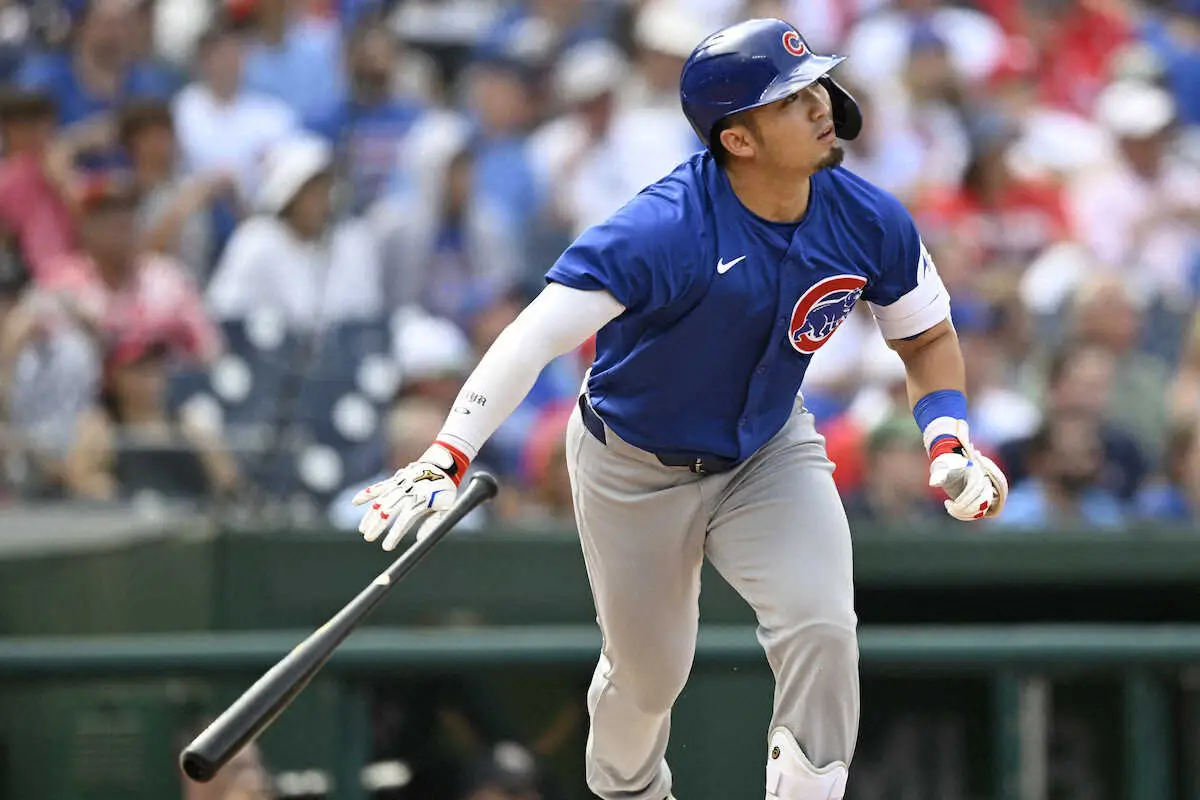 【画像・写真】カブス・誠也が二塁打×2で6連勝貢献　14得点大勝も「たまたま打てただけ」