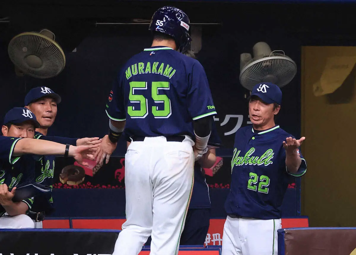 【画像・写真】ヤクルト・高津監督　村上「3番」起用は「いろいろ考えて試してみようと。明日は分からない」