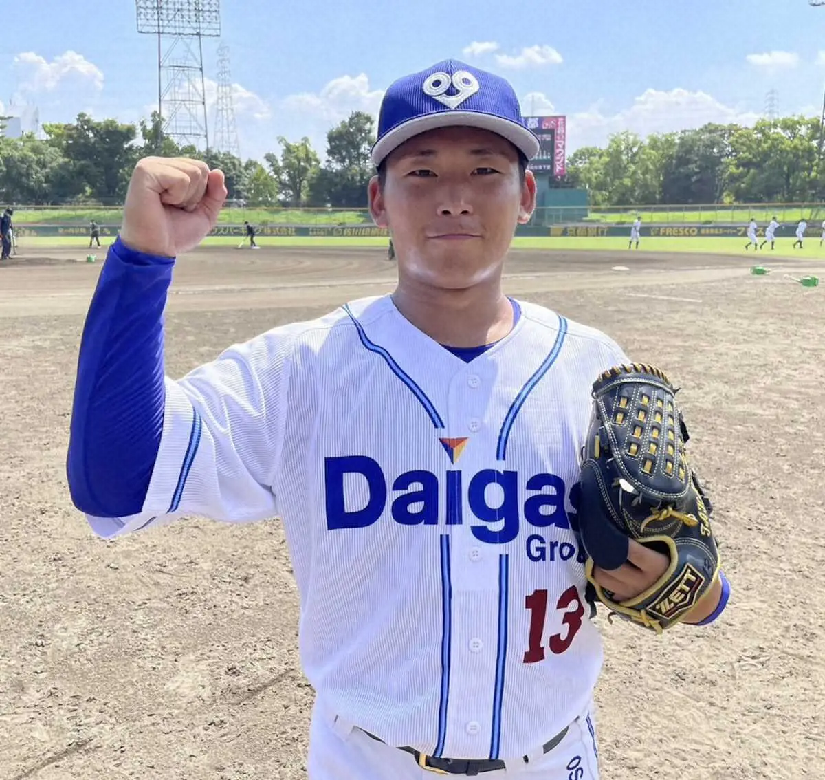 【画像・写真】大阪ガス　日本選手権連覇へ逆転発進　昨年ブレークの大宮が1失点完投「負けない。それだけ」