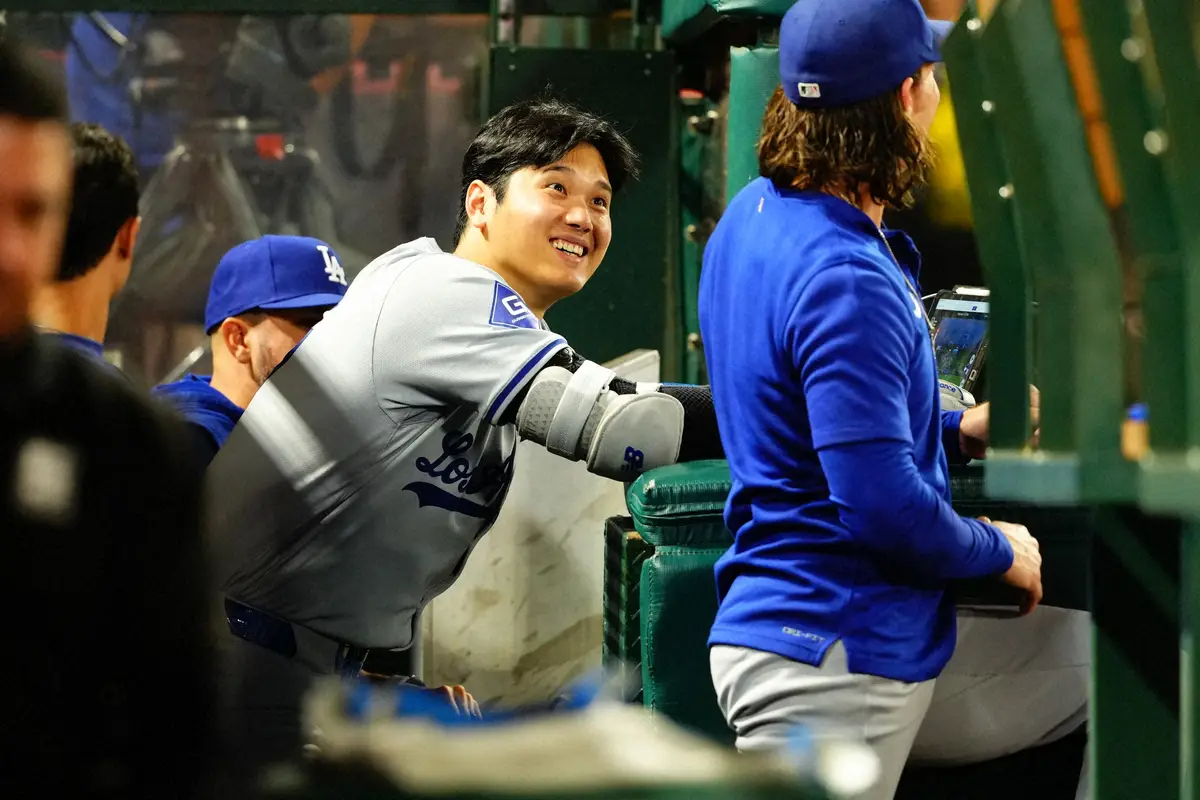 【画像・写真】古巣エンゼルスが大谷翔平の打席で連日の粋な計らい　大型スクリーンでお気に入り映画と愛犬を紹介