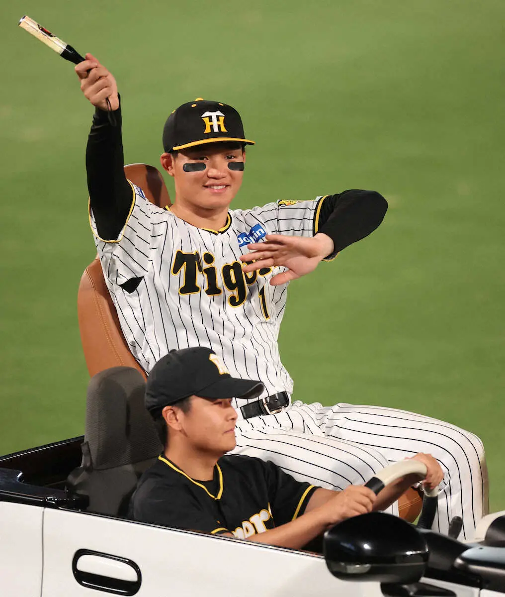【画像・写真】阪神・森下　大野撃ち決勝打「自分が還すという強い気持ちで打てた」　プロ2年目で規定打席初到達