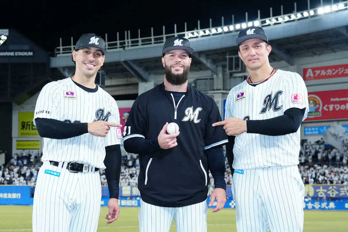 【画像・写真】ロッテ・カイケル　包容力と辛抱強さもやっぱり大物　取材中は常に穏やかな笑み