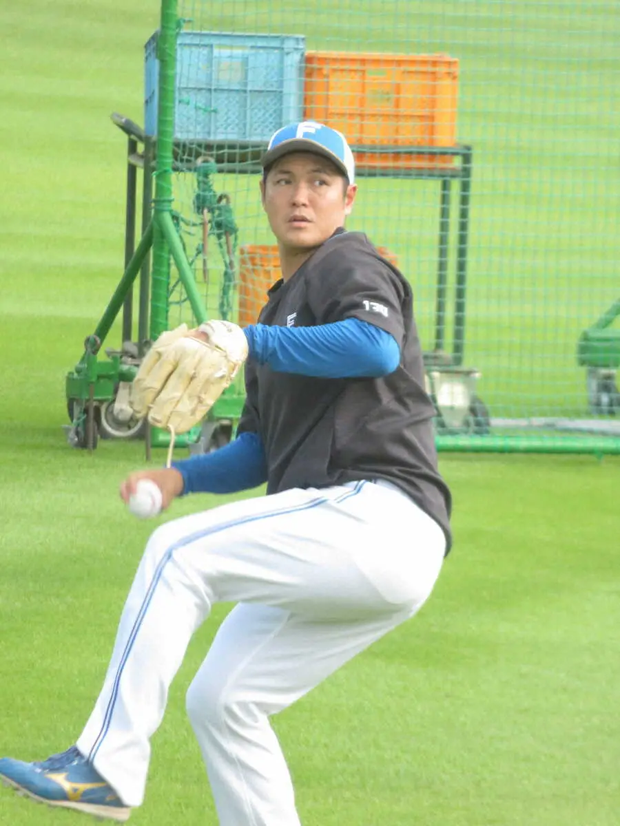 【画像・写真】今季限りで現役引退の日本ハム・鍵谷　鎌ケ谷で練習参加　来季以降は白紙「相談しながら決めたい」