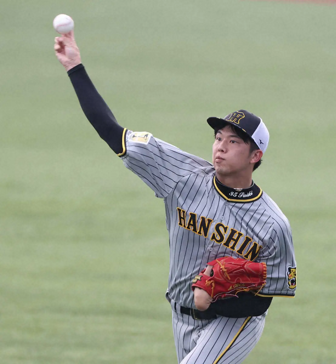 【画像・写真】阪神・才木が8年目で初の規定投球回に到達　初回に梅野の“バズーカ”がアシスト