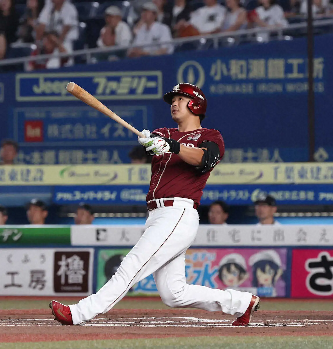 【画像・写真】楽天・浅村　今季初の2戦連発「打てて良かった」初回先制2ラン　逆転CSへ3位ロッテとの4連戦