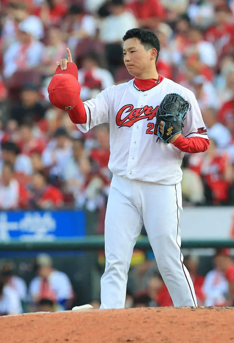 【画像・写真】広島　守護神・栗林が自己最多タイの今季37セーブ目　リーグ単独トップにも浮上「チームが勝てれば」