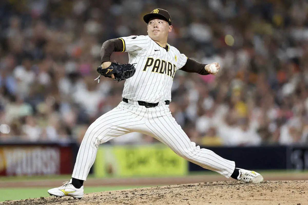 【画像・写真】パドレス・松井　9回4番手で登板も痛恨…3戦連続被弾