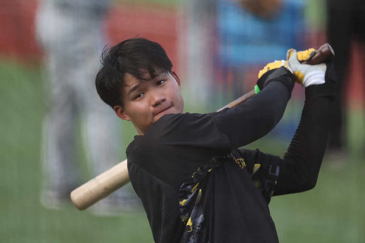 【画像・写真】阪神・森下　打率・308好相性の甲子園で東撃ち誓う　本拠地7連戦快幕へ「初戦が絶対大事になる」