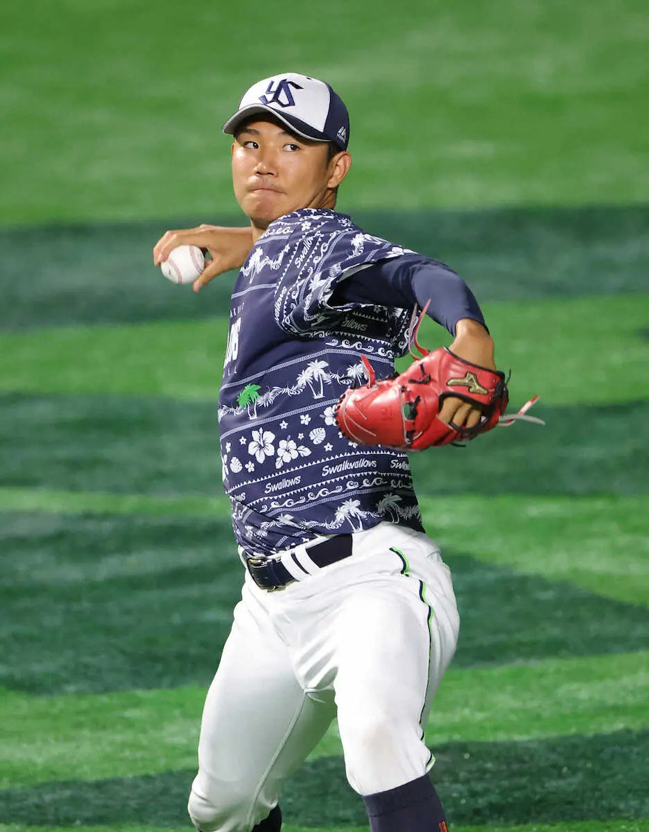 【画像・写真】ヤクルト・奥川　10日2軍戦で実戦復帰へ「一日でも早く1軍に」腰痛からの復活へアピール誓う