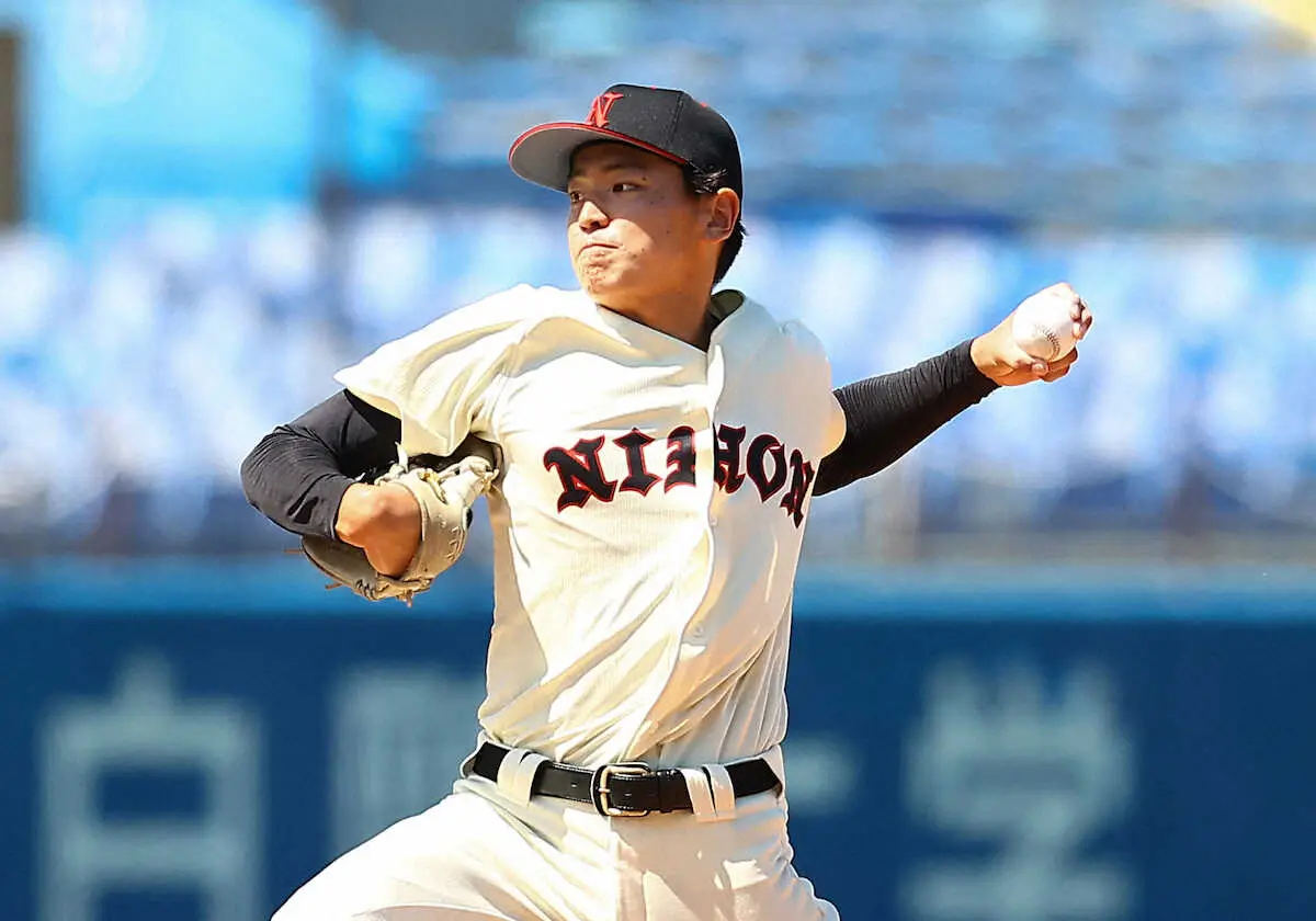 【画像・写真】日大の期待の1年左腕・菅沢宙が初登板初勝利　岐阜・中京から戦国東都へ「目標は日本一」