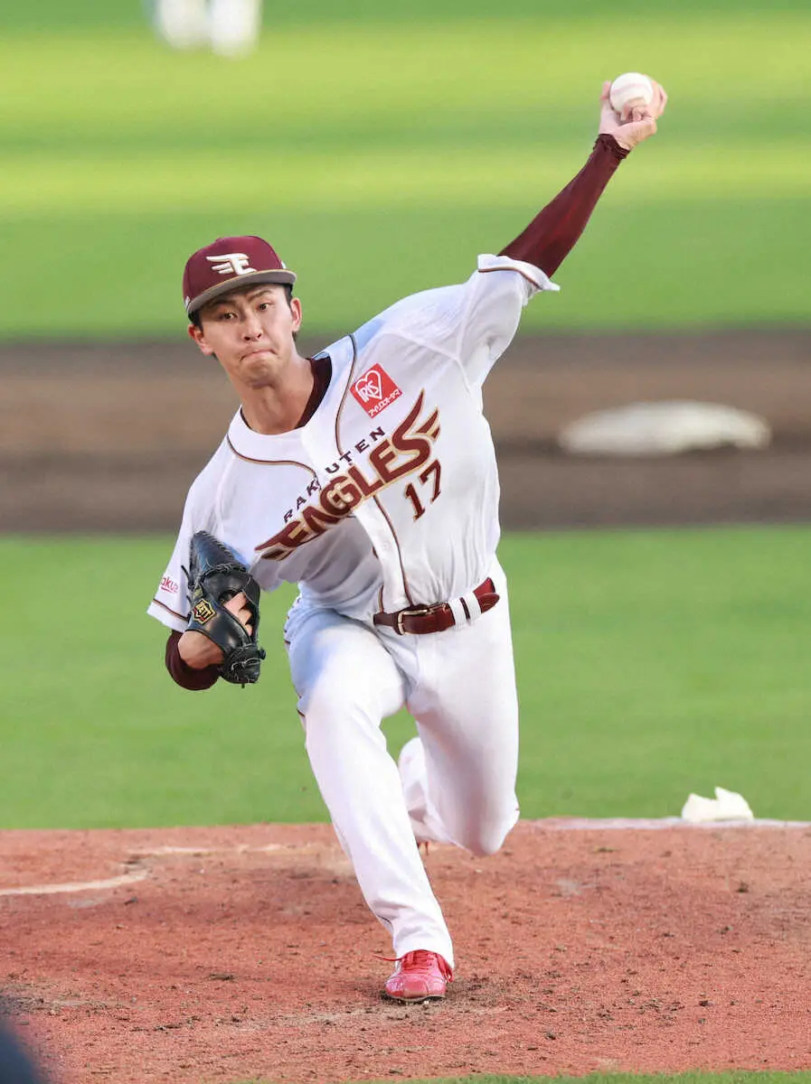 【画像・写真】楽天ドラ1・古謝　3戦3勝と“お得意様”の首位ソフトバンク戦へ「しっかり投げたい」