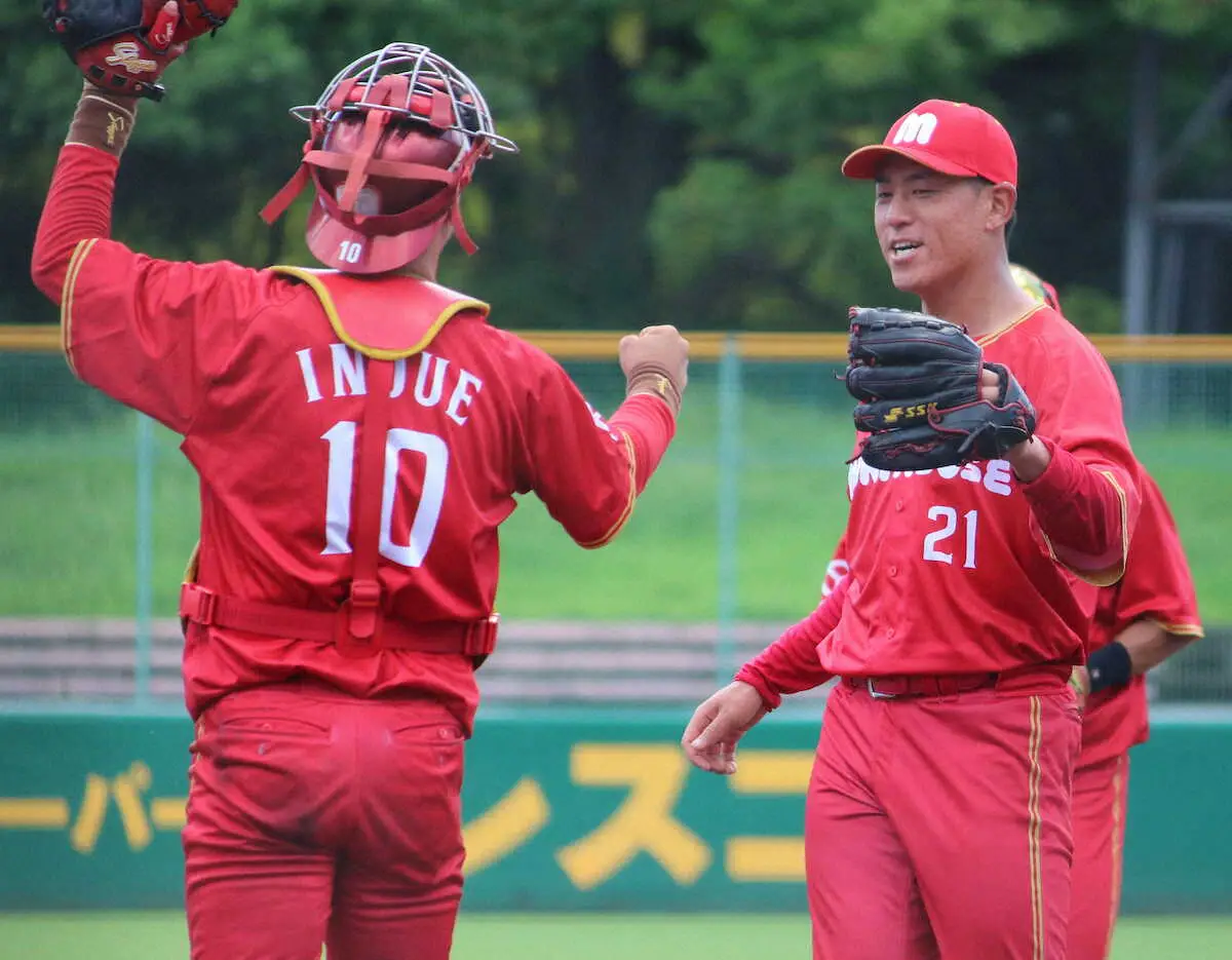 【画像・写真】ミキハウス桜井　2失点完投で日本生命撃破「夢にまで出た」データ研究、140キロ台後半連発で力投