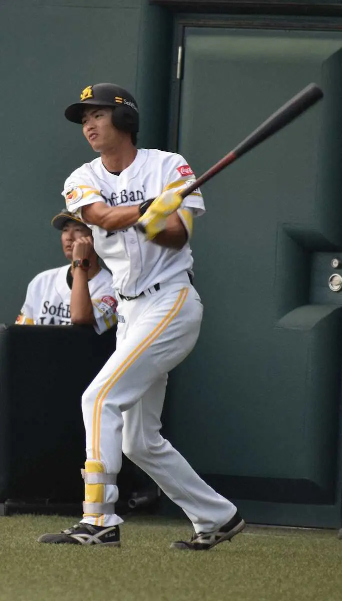 【画像・写真】ソフトバンク育成2年目・佐藤航　8月のファーム月間MVP「初めての受賞で本当にうれしい」