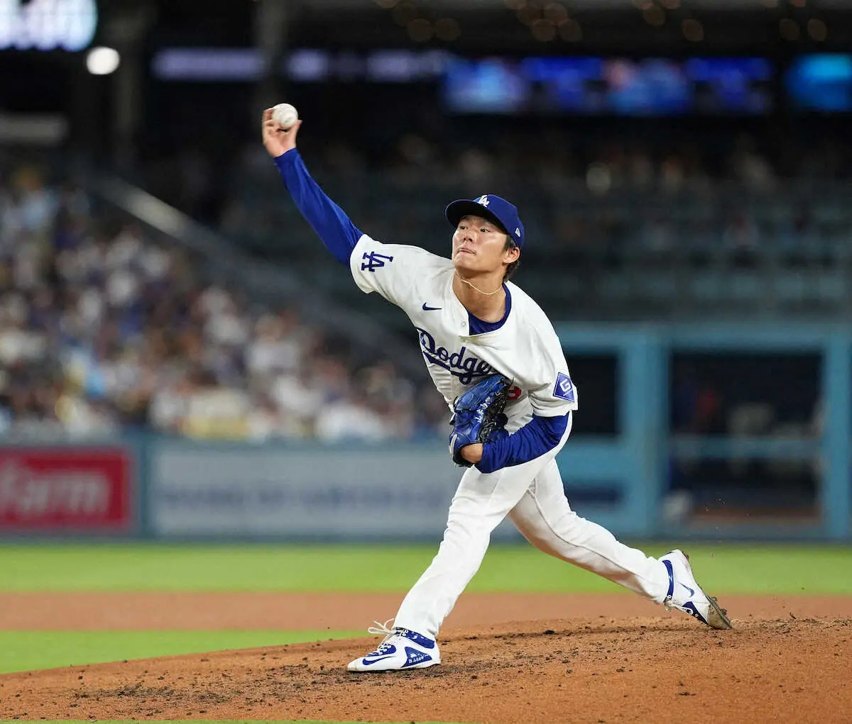 【画像・写真】ドジャース・由伸　ベース板の上の球威抜群　昨年までオリックス投手コーチ・高山郁夫氏が見た復帰戦