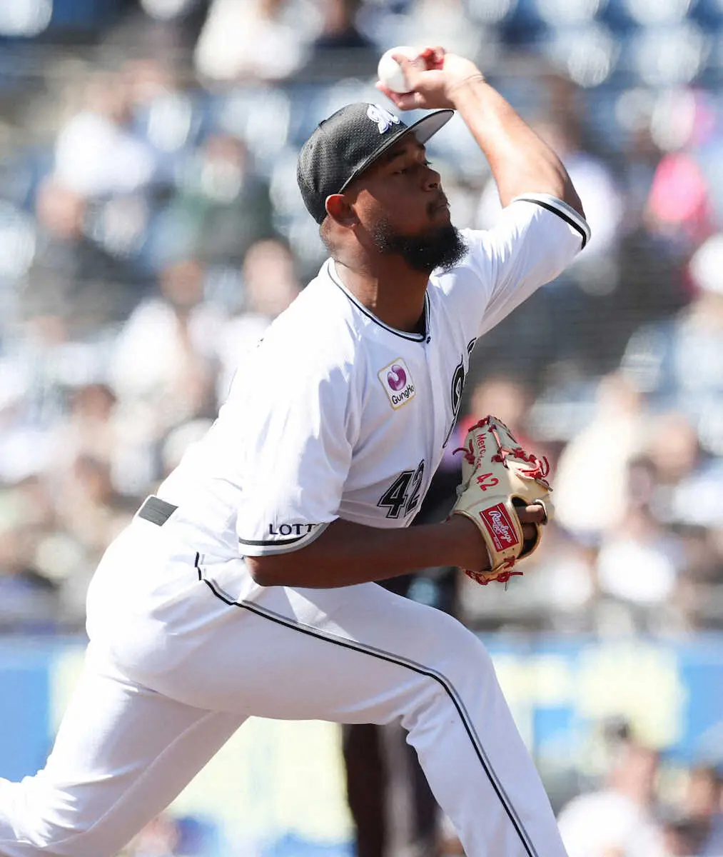 【画像・写真】ロッテ・メルセデス　13日西武戦に先発「勝利に貢献できる投球をするだけ」