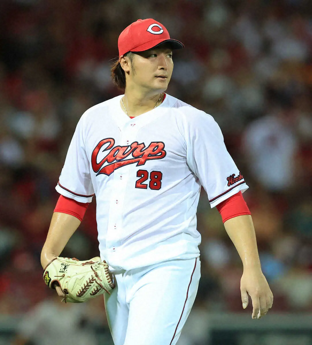 【画像・写真】広島・床田　9試合ぶり黒星　5回3失点…自身の失策から崩れ「試合が決まってしまった。申し訳ない」