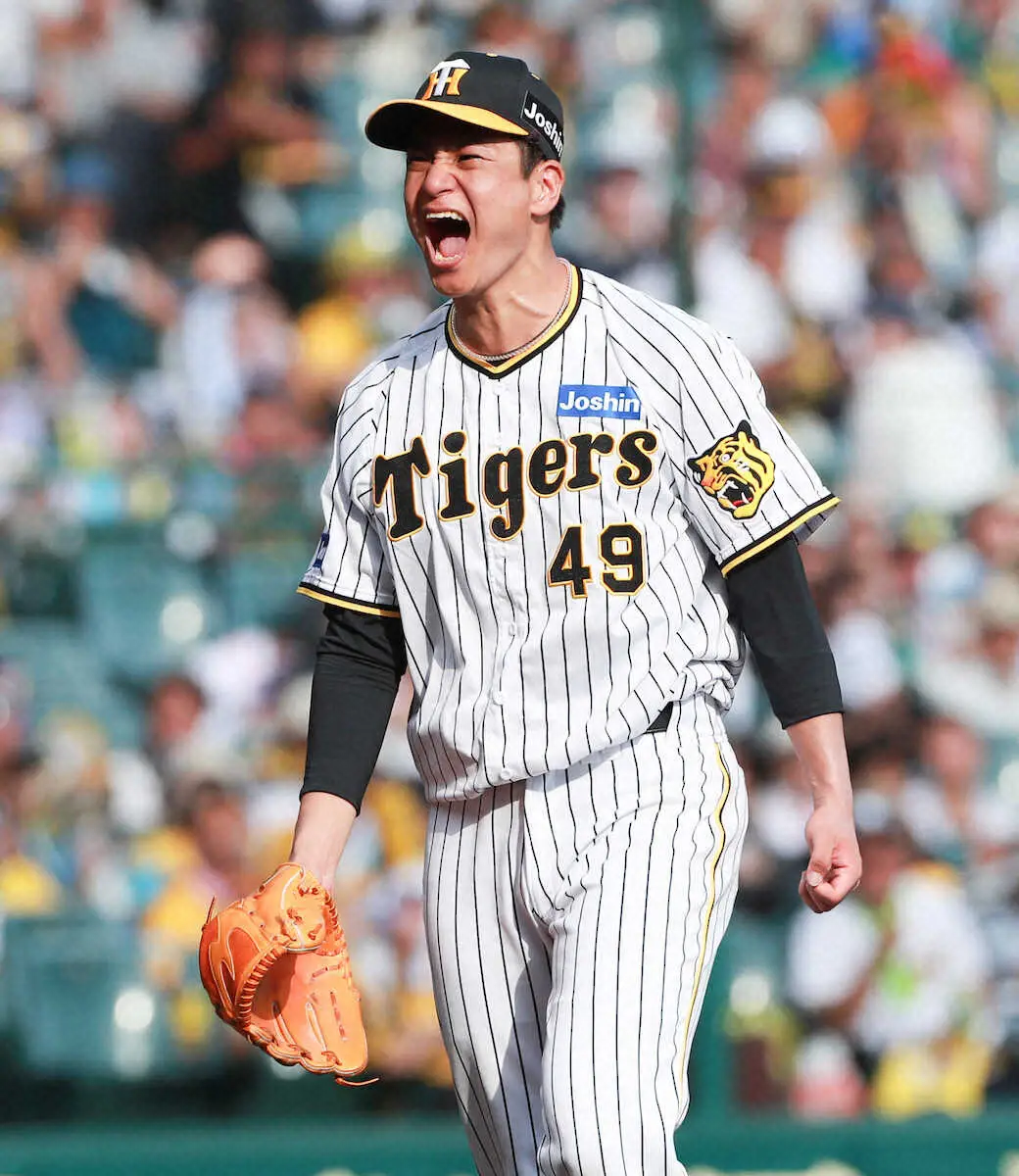 【画像・写真】阪神・大竹　涙の10勝「今年はいろいろ言われてきたけど…」　球団左腕初の移籍1年目から2年連続2ケタ
