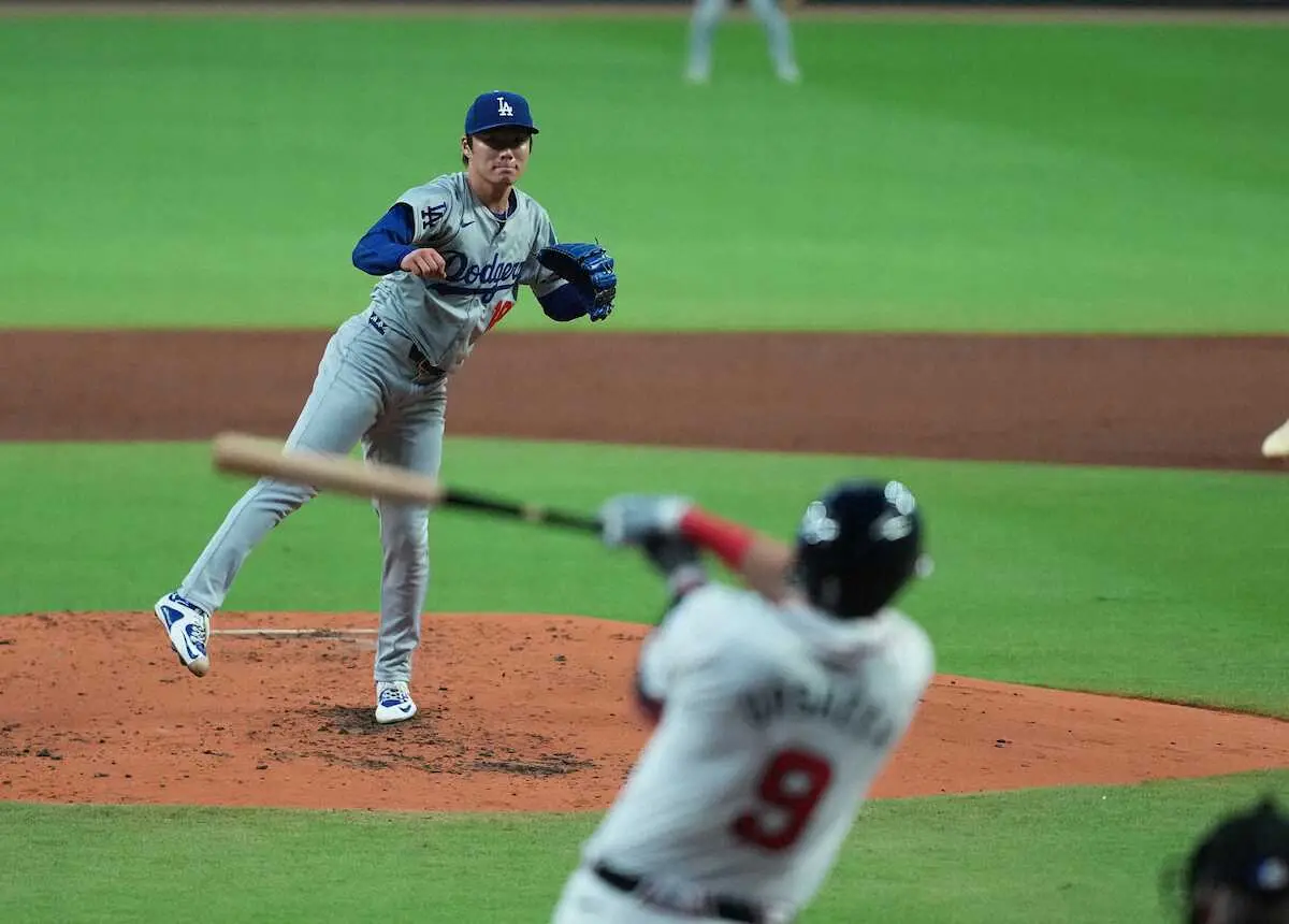 【画像・写真】ピンチ連続も…ドジャース・山本由伸は4回無失点　毎回得点圏に走者背負うも粘投　復帰後初白星はお預け