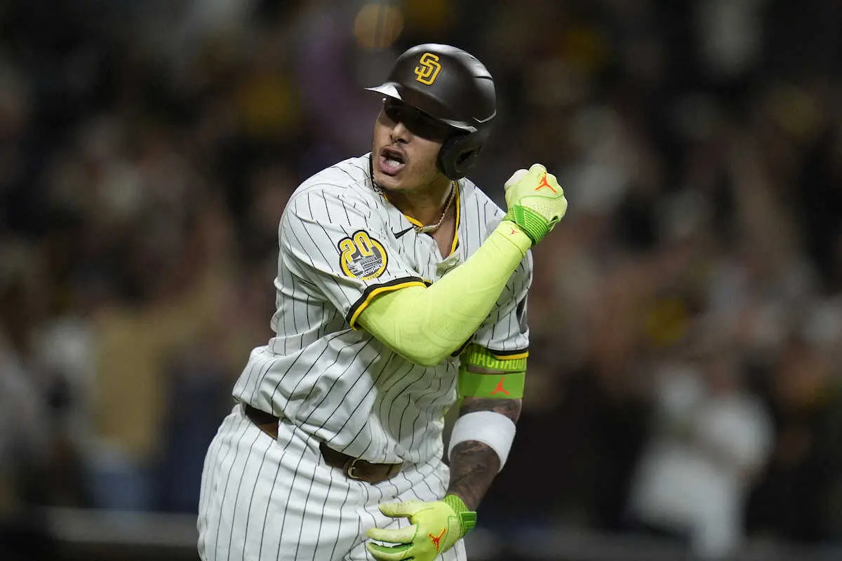 【画像・写真】パドレス延長戦落とし連勝4でストップ　ドジャースのM再点灯　マチャド一時同点2ランも最後の打者に…