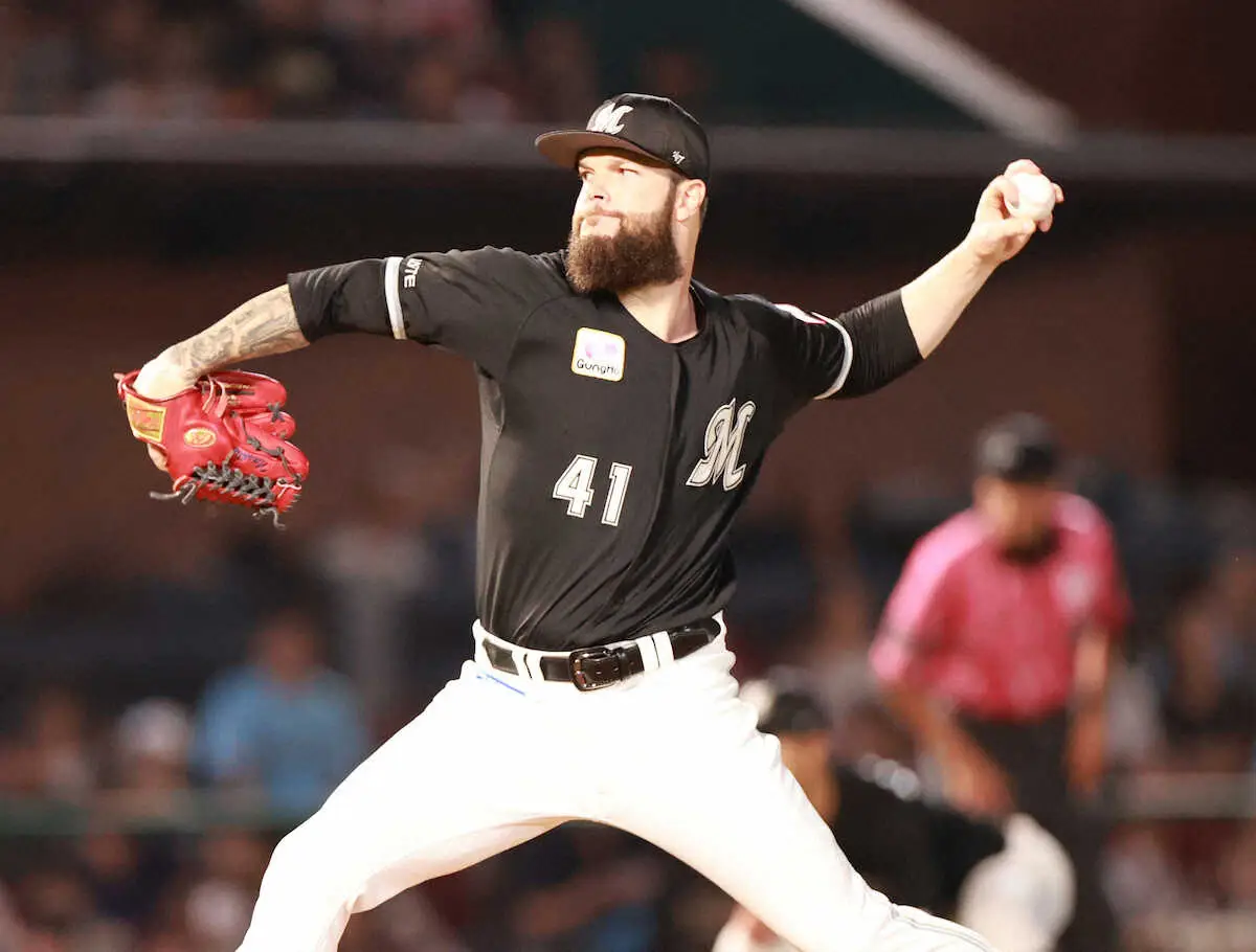 【画像・写真】ロッテ　4連敗で4位転落…カイケル乱調4回6失点　吉井監督「一生懸命やるだけ」