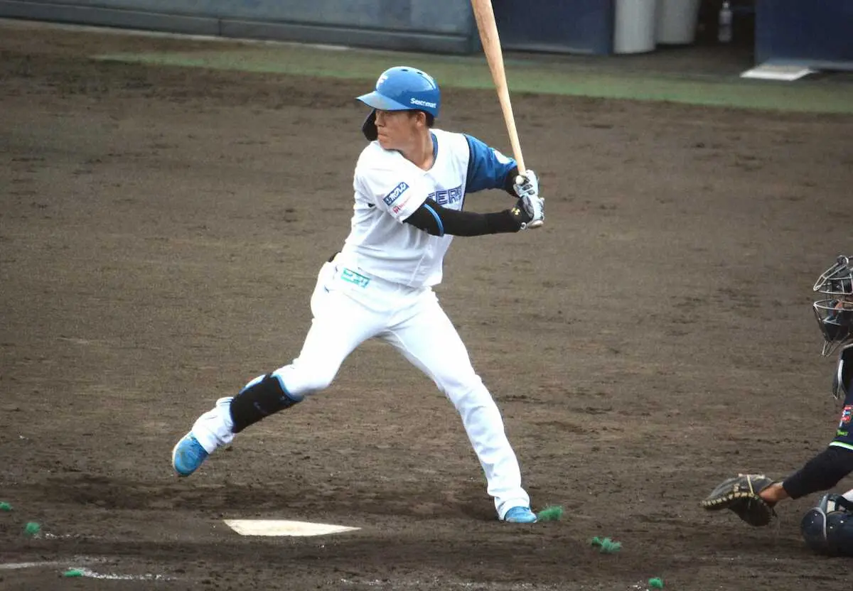 【画像・写真】日本ハム・矢沢　2軍戦で初球先頭打者弾　CS争いの切り札へ1軍再昇格狙う「最後までそこを目指して」