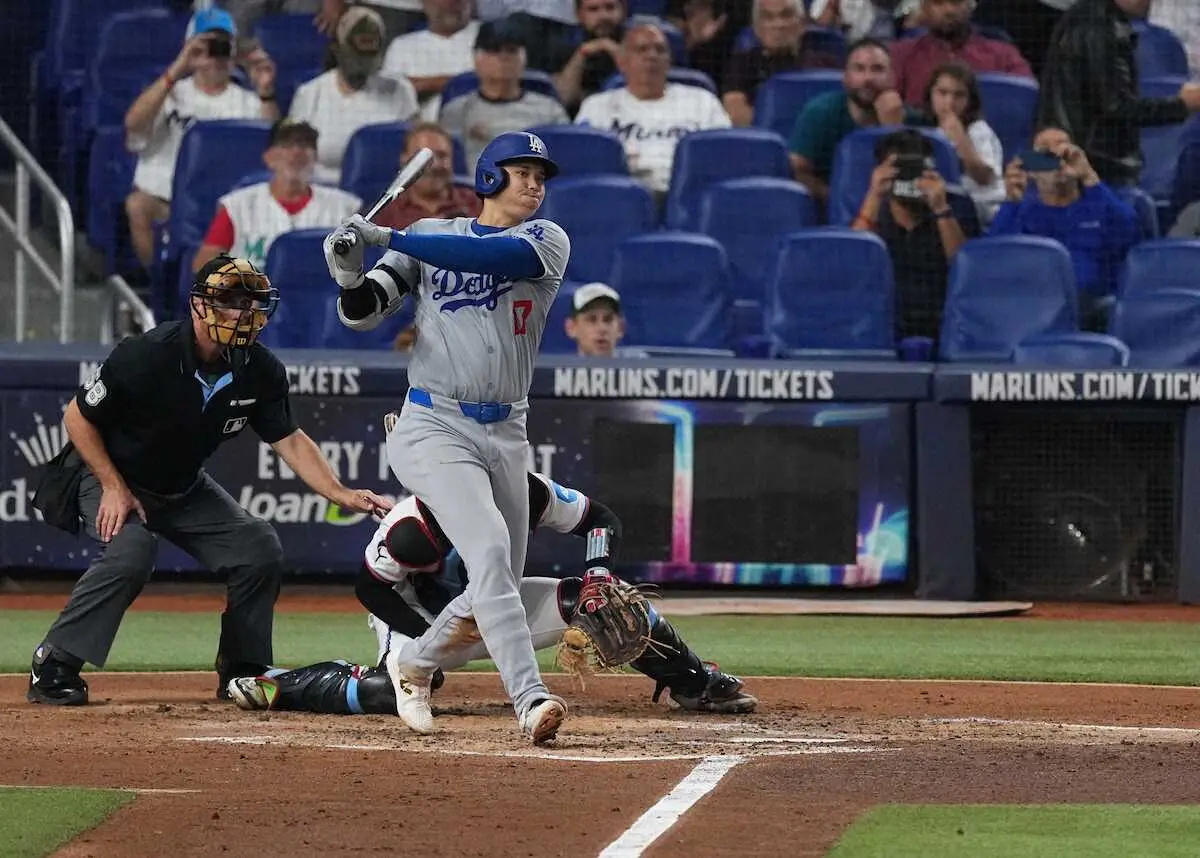 【画像・写真】大谷翔平　第2打席も右前適時打→二盗！1今季51盗塁＆111打点で“イチロー＆ゴジラ”超えも