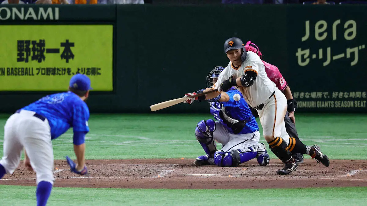 【画像・写真】巨人・浅野　一発呼んだセーフティーバント　守備でもチーム救う好守