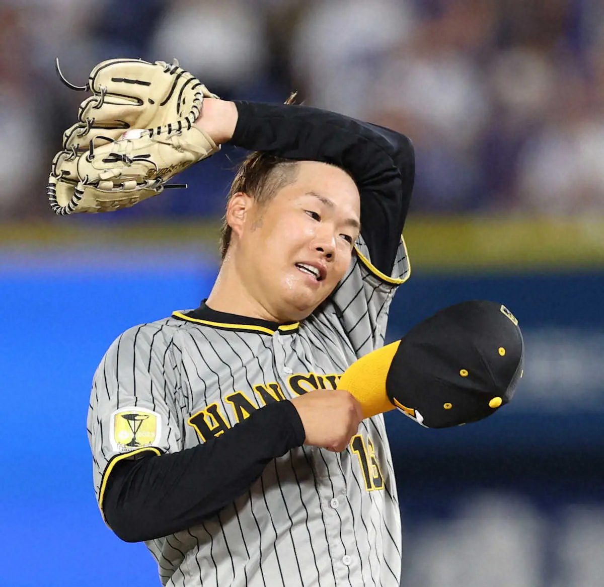 【画像・写真】阪神　まさか、まさか…先発・西勇が3回途中5失点でKO　オースティンに3ランを浴びてタオル投入