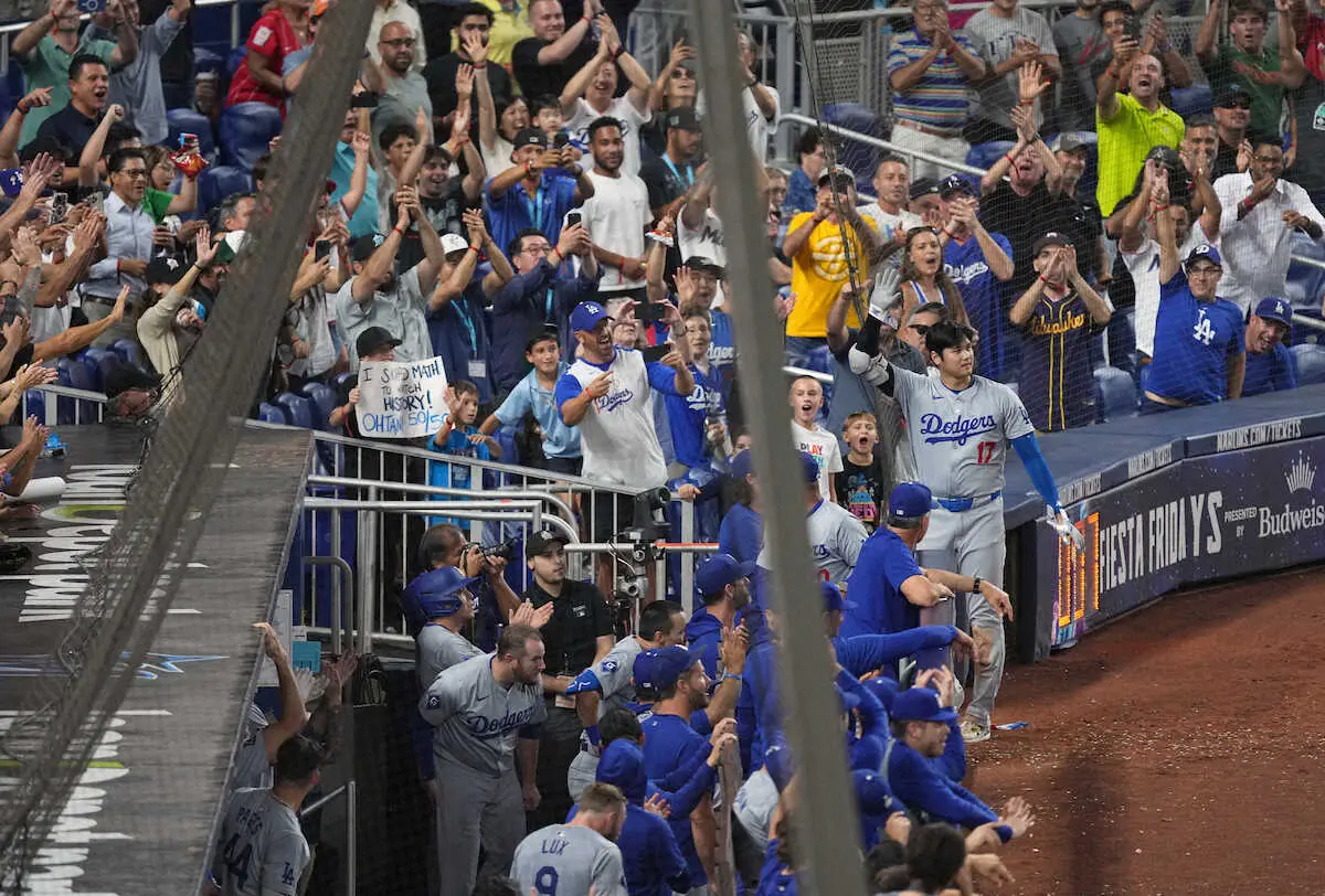 【画像・写真】ドジャース・大谷「50―50」達成に「うれしさと安堵と、記録をつくってくれた先輩方へのリスペクト」