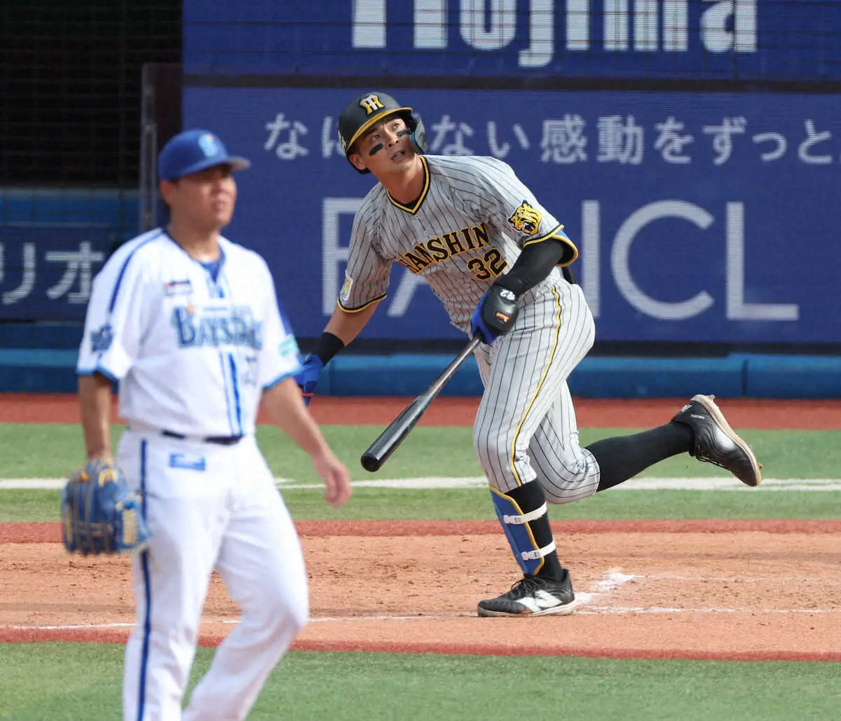 【画像・写真】阪神・井上　左腕キラーが先発起用に応える横浜・浜口撃ち3号「右左関係なく頑張っていきたい」