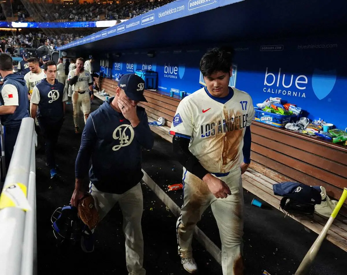 【画像・写真】ドジャース優勝マジック消滅…大谷　今季53盗塁目でイチローの記録にあと3も