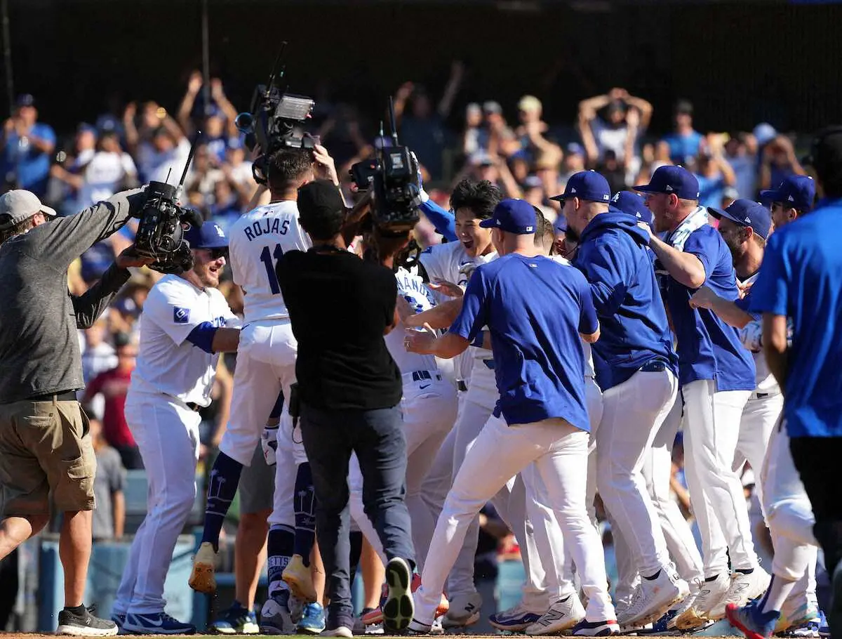 【画像・写真】「ドジャースは本塁打を打つ」サヨナラ負けの敵将　大谷＆ベッツの連弾に「スーパースター」と脱帽