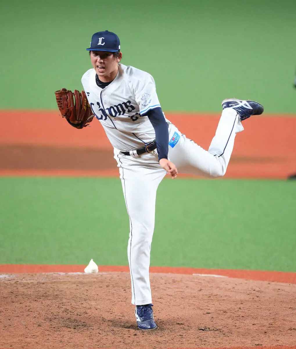 【画像・写真】西武ドラ1・武内　9勝目で新人王前進　6回3失点も野手に「本当に感謝」