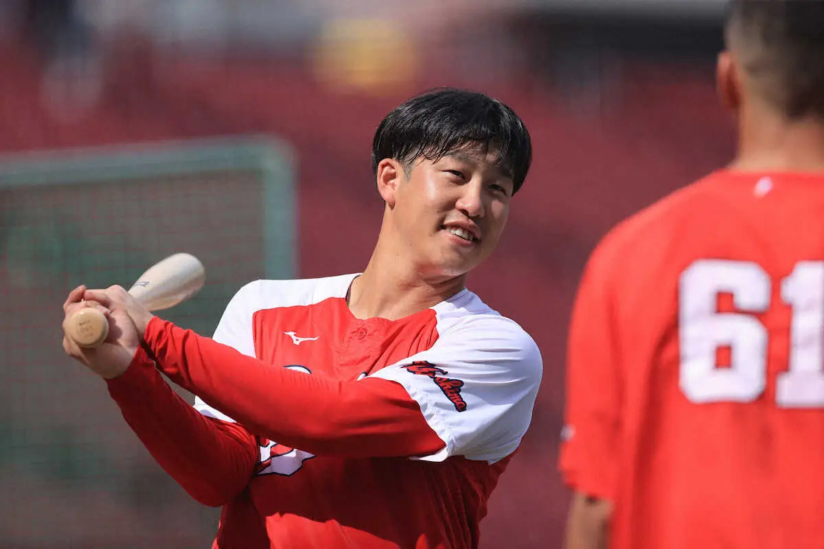 【画像・写真】広島・小園　初の全試合出場に闘志「最後まで出られたら」残り9戦、CS譲らん