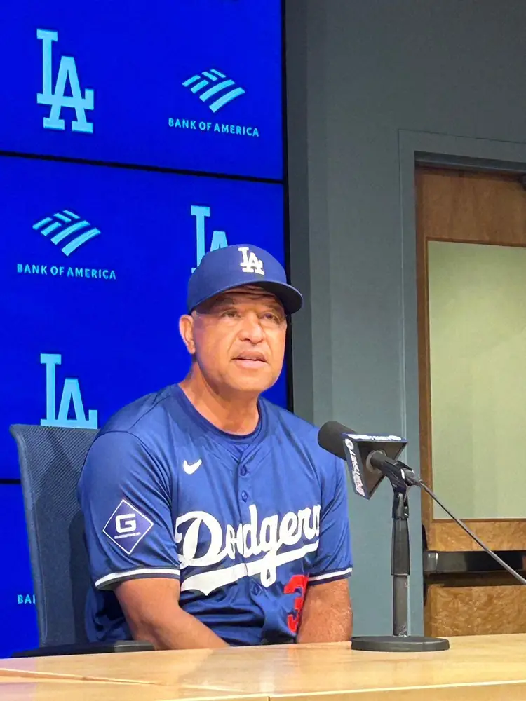 【画像・写真】プレーオフ中は投手リハビリ“休養”か継続か　大谷翔平と「近日中に話し合う予定」とド軍監督