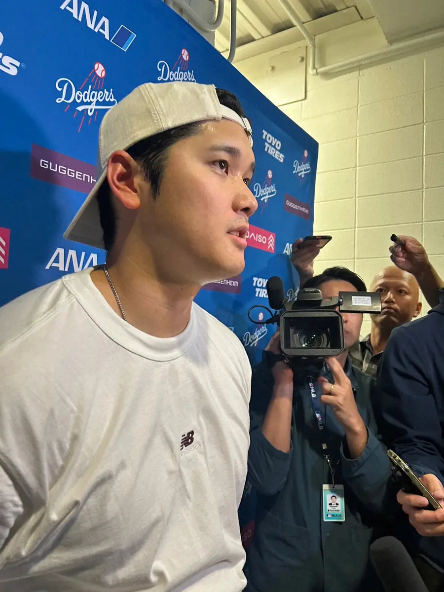 【画像・写真】【大谷翔平と一問一答】ヒリヒリ決戦の雰囲気「ファンの盛り上がりもチームの士気も高い。より集中できる」