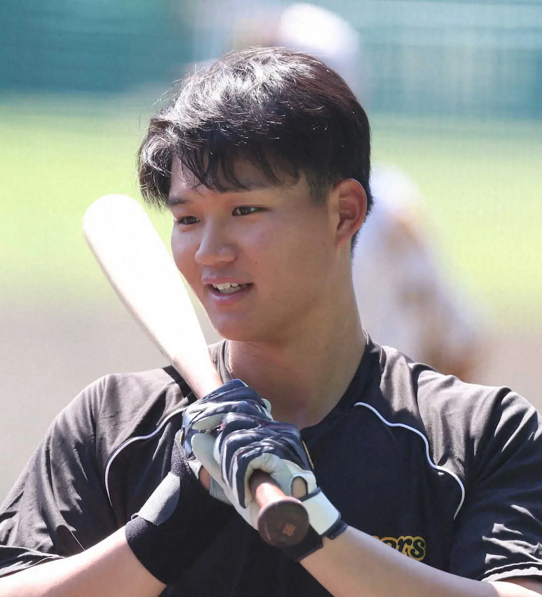 【画像・写真】阪神・森下　“コイ煩い”にお別れ宣言　宿敵・大瀬良撃ちへポジティブ「重圧もいいプレッシャー」