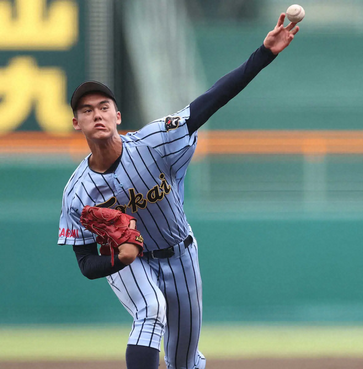 【画像・写真】東海大相模・藤田　プロ志望届提出　U18侍にも選ばれた1メートル98左腕