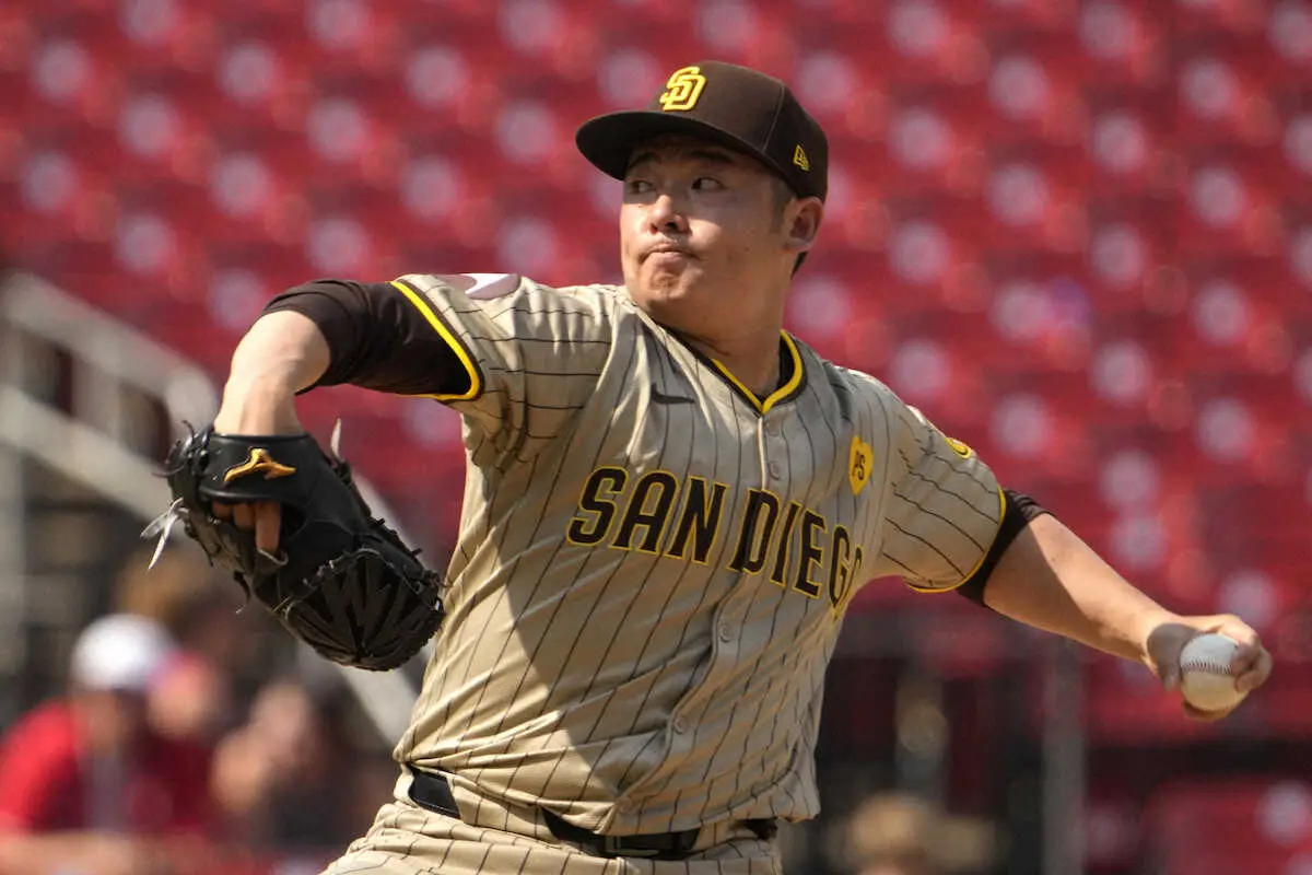 【画像・写真】パドレス・松井裕樹　打ち取った打球も大谷翔平に二塁打許す　今季5度目の対戦