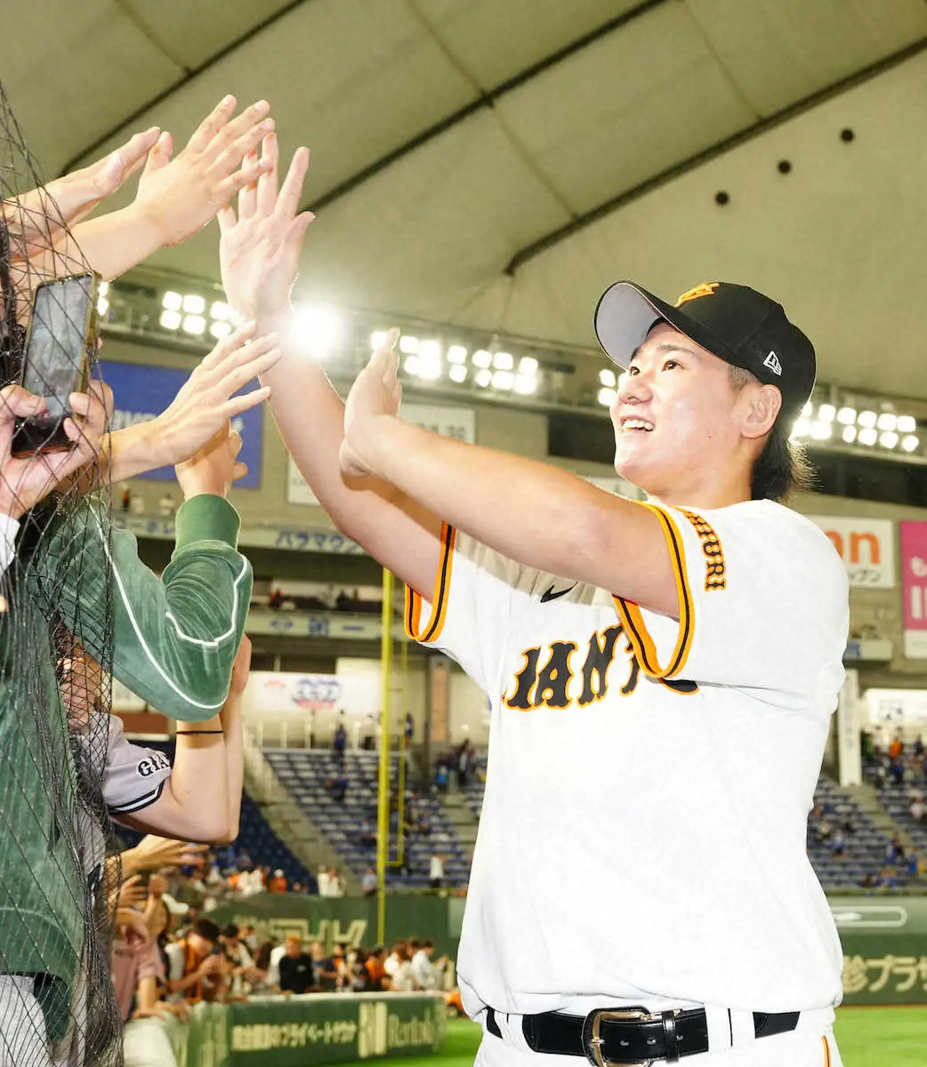 【画像・写真】中畑清氏が巨人の23歳・井上温大のヒロインにデレデレ「可愛かったですね～」