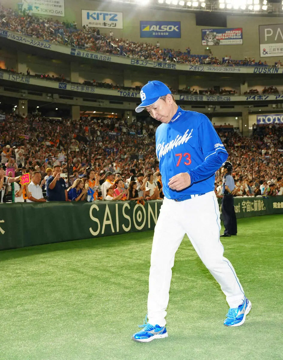 【画像・写真】中日　立浪監督の退任表明後初黒星　天敵巨人・井上の前にまた沈黙「最後まで攻略できなかった」