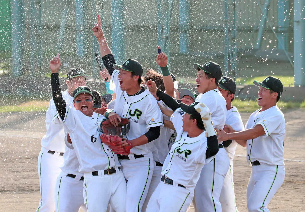 【画像・写真】JR北海道硬式野球クラブが2年連続11度目の日本選手権出場　新人石川が同点ソロ