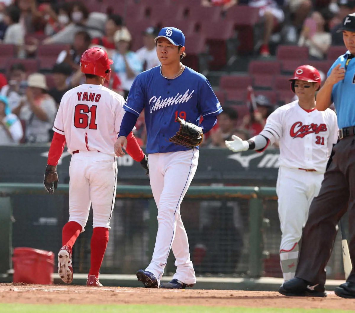 【画像・写真】中日・高橋宏　規定投球回数到達　3回まで2失点、シーズン防御率70年ぶり球団新なるか