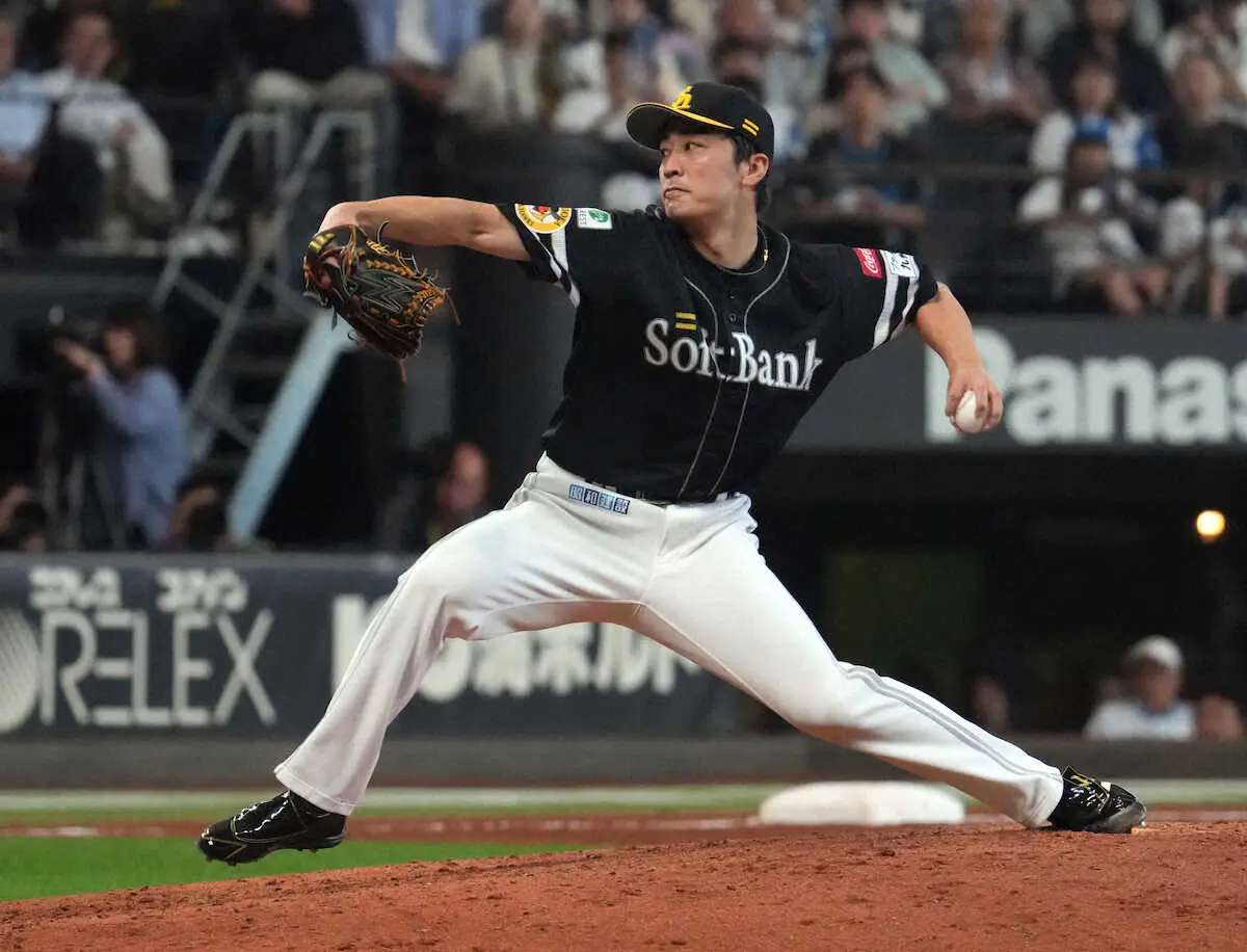 【画像・写真】ソフトバンク・和田毅が好救援！　弟子・前田純の初勝利サポート「彼の努力によるもの」