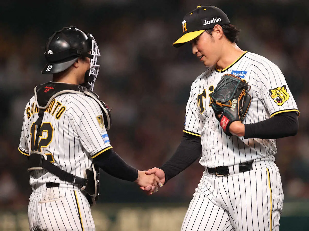 【画像・写真】阪神・佐藤蓮　CS秘密兵器だ!　秋山から譲り受けたグラブで零封　20年同期最遅1軍デビュー