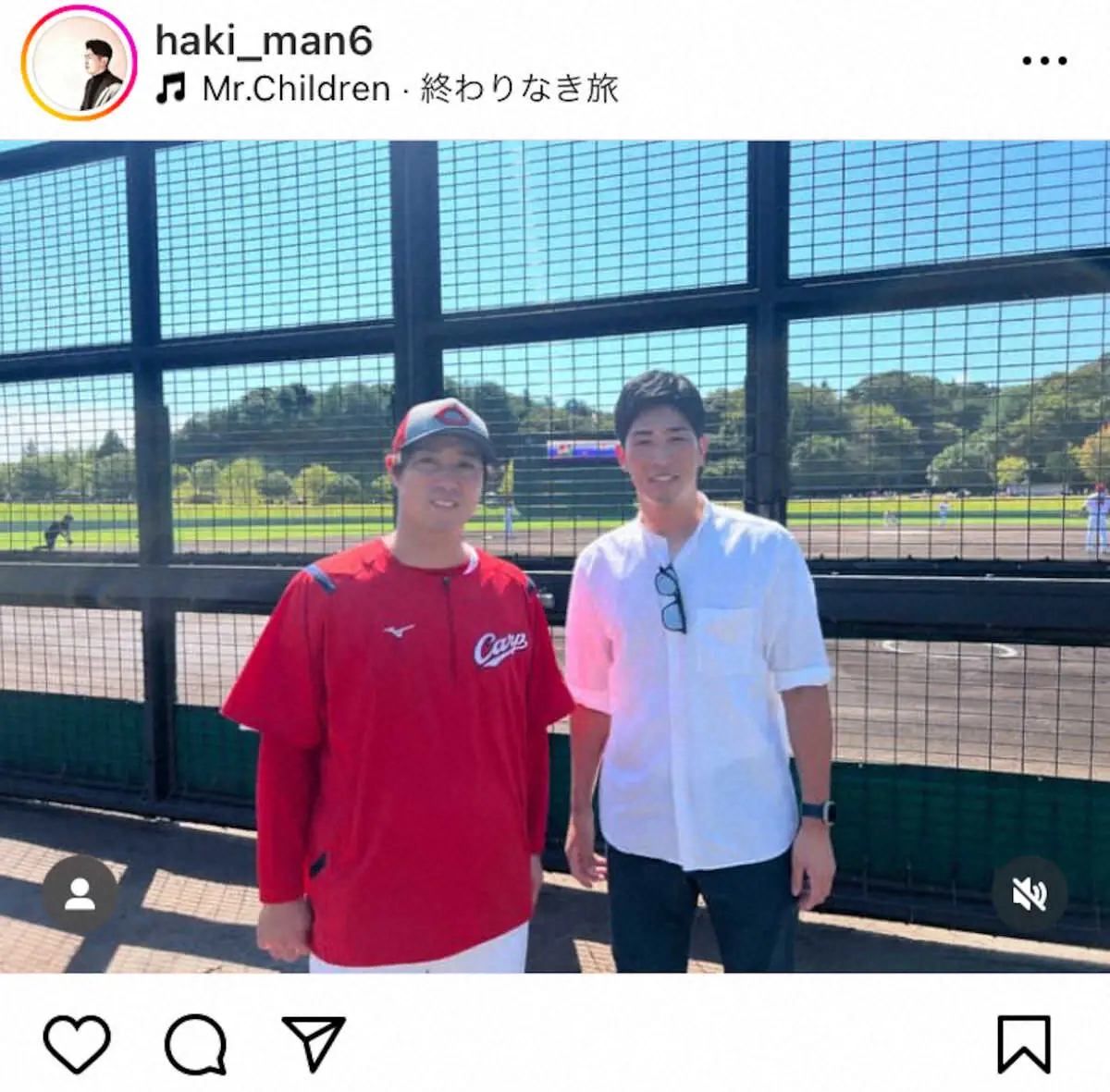 【画像・写真】同じ年、同じ日、同じ病院で生まれた2人のカープ戦士　引退する友にエール「次のステージが楽しみだ」